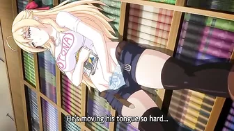 Store sex scene with his harem Lucky dude fucking a bunch of teen whores