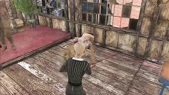 Fallout 4 porn with a schoolgirl that is ready to get fucked by the settlers