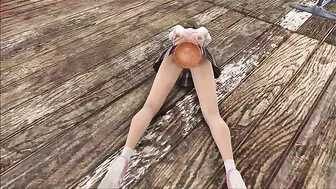 Fallout 4 porn with a schoolgirl that is ready to get fucked by the settlers