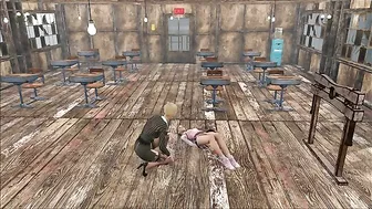 Fallout 4 porn with a schoolgirl that is ready to get fucked by the settlers