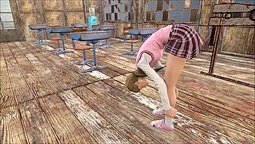 Fallout 4 porn with a schoolgirl that is ready to get fucked by the settlers