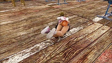 Fallout 4 porn with a schoolgirl that is ready to get fucked by the settlers