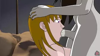 Decides to penetrate her from behind at a rather noisy time of the night