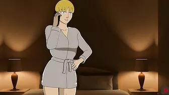 Decides to penetrate her from behind at a rather noisy time of the night