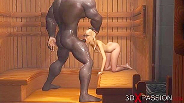 Tiny white girl getting decimated by a black dick in a hardcore porn movie