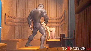 Tiny white girl getting decimated by a black dick in a hardcore porn movie