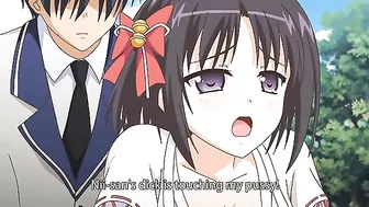 She says nasty things as he's fucking her there pretty hardcore from behind