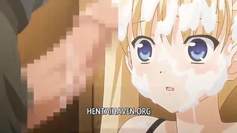 Bathroom bang with a petite schoolgirl that is begging for a hard mature cock