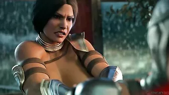 Futanari Wonder Woman pushes her Wonder Cock in Catwoman's pussy which is HOT