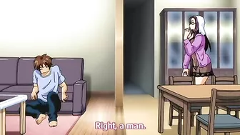 At first he says he's being gentle, but turns into a nasty hentai pervert