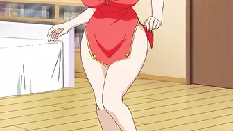 Just a bit of cleavage, but this guy just can't resist fucking her violently