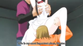 Shinshou Genmukan Slutty maid has to worship dick and get fucked as well