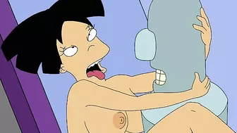 Damn, what a phenomenal hardcore scene featuring Bender's metallic cock