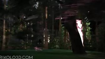 Futanari giantess fetish scene wtih lots of hard cocks and creative frottage