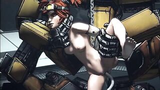 Borderlands girl enjoying robot cock in one of the freakiest porn movies ever