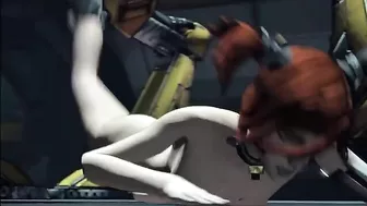 Borderlands girl enjoying robot cock in one of the freakiest porn movies ever