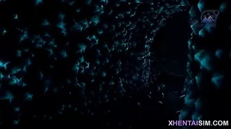 Lara Croft showing her skills in a gangbang cuckolding porn video with cum