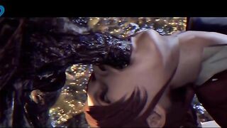 Resident Evil porn compilation with the hottest alien fucking in HD quality
