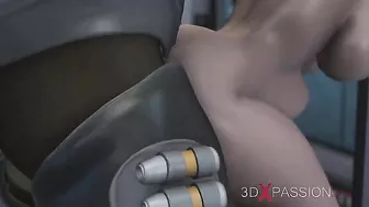 Interspecies couple enjoys spaceship sex and everything they do is extreme