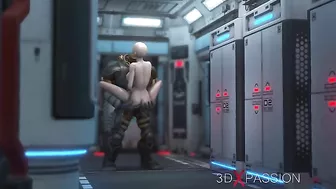 Interspecies couple enjoys spaceship sex and everything they do is extreme