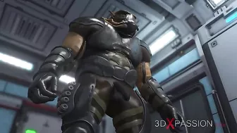 Interspecies couple enjoys spaceship sex and everything they do is extreme