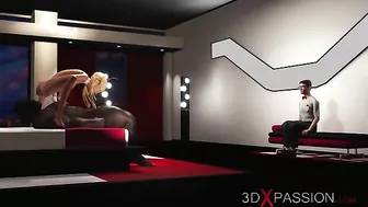 She’s lubed up to the max in her hot sex scene with the perfect big black cock