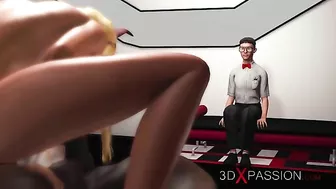 She’s lubed up to the max in her hot sex scene with the perfect big black cock