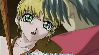 Awesome bondage experience featured in a taboo hentai scene with hot gape