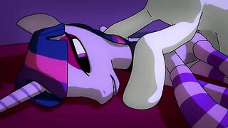 MLP hentai featuring sleeping sex and other kinky implications for the mares