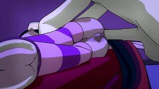 MLP hentai featuring sleeping sex and other kinky implications for the mares