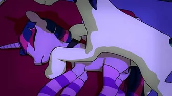 MLP hentai featuring sleeping sex and other kinky implications for the mares