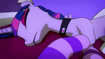 MLP hentai featuring sleeping sex and other kinky implications for the mares