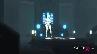 Sci fi style fucking with a really horny futa that wants to fuck bitches