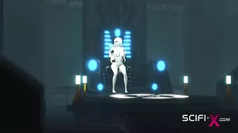 Sci fi style fucking with a really horny futa that wants to fuck bitches