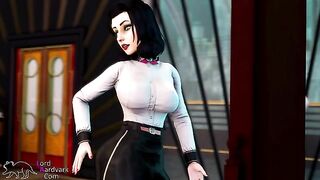 Bioshock Elizabeth getting fucked by everyone in this 3D hentai porn clip