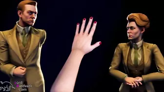 Bioshock Elizabeth getting fucked by everyone in this 3D hentai porn clip