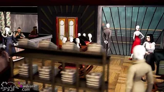 Bioshock Elizabeth getting fucked by everyone in this 3D hentai porn clip