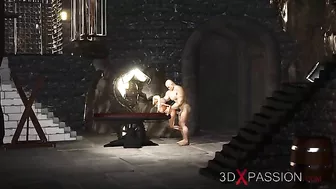 Awesome blonde schoolgirl is going to get her asshole stretched to the limit