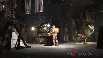 Awesome blonde schoolgirl is going to get her asshole stretched to the limit