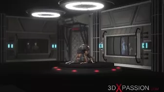 Sexy female can barely withstand his boner in a hardcore banging movie here