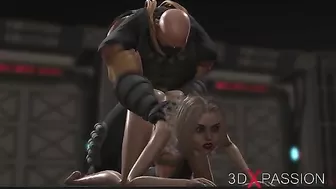 Sexy female can barely withstand his boner in a hardcore banging movie here