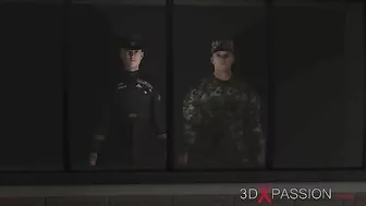 Sexy female can barely withstand his boner in a hardcore banging movie here