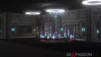 Sexy female can barely withstand his boner in a hardcore banging movie here