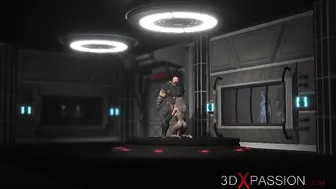 Sexy female can barely withstand his boner in a hardcore banging movie here