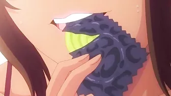 Big boobs hentai MILF taking younger dick with lust and appetite on the bed