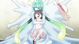 An erotic anime porno that is hentai done right Slime girl getting fucked silly