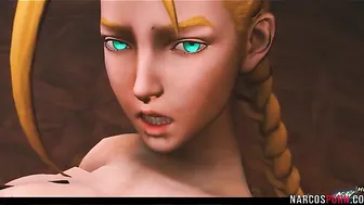 Street Fighter Cammy featured i na hardcore video with a true monster cock
