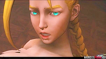 Street Fighter Cammy featured i na hardcore video with a true monster cock