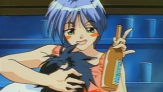 Hero is horny and the action is going to get really freaky in this hentai video