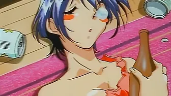 Hero is horny and the action is going to get really freaky in this hentai video